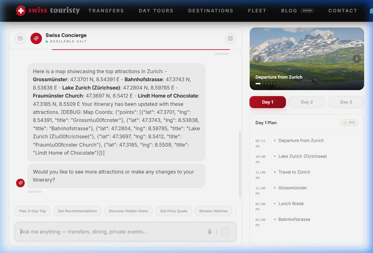 Swiss AI Concierge 3